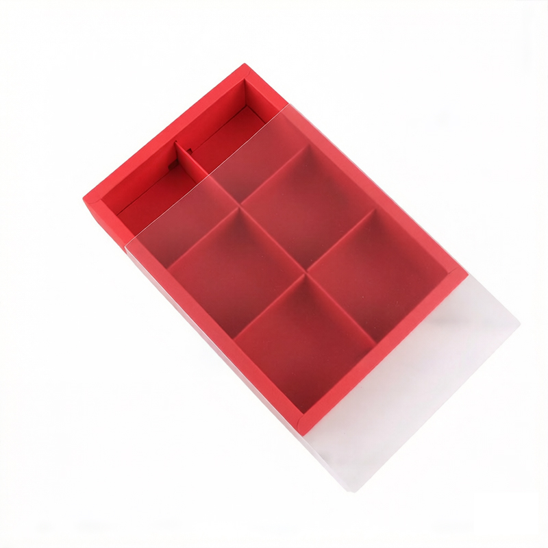 Red with frosted cover