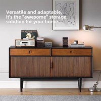 Meubles de salon vintage, buffet en bois ancien, console de salle à manger, armoire de rangement