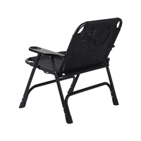 Chaise de camping pliante en acier moderne de haute qualité, extra large, confortable, fauteuil d'extérieur à pliage rapide, portable pour la pêche et la plage