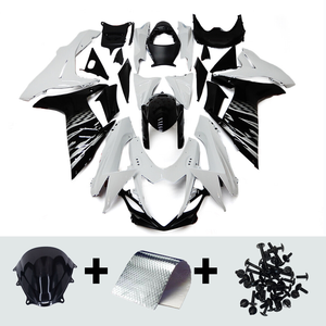 Kit <span class=keywords><strong>de</strong></span> <span class=keywords><strong>Carenado</strong></span> Blanco y Negro para <span class=keywords><strong>Suzuki</strong></span> <span class=keywords><strong>GSXR</strong></span> <span class=keywords><strong>600</strong></span> <span class=keywords><strong>GSXR</strong></span> 750 K11 2011-2022 2023 - Product Image 1