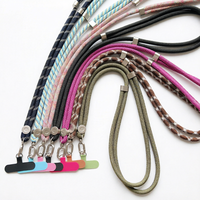 Long cordon de cou en nylon durable, confortable, anti-étranglement, anti-perte pour téléphone et appareil photo, cordon simple et tendance pour hommes et femmes
