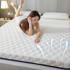 Queen Protector Topper Store <span class=keywords><strong>Near</strong></span> <span class=keywords><strong>Me</strong></span> King Size Latex <span class=keywords><strong>Inflable</strong></span> Air Memory Foam Colchón de compresión - Product Image 2