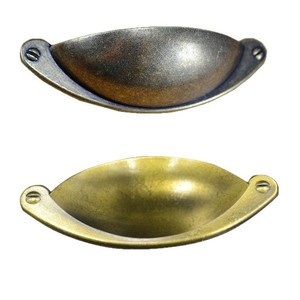 Furniture Handle Oval Zinc Alloy Cabinet <b>Door</b> Pull Antique <b>Silver</b> Brown Traditional Durable - Product Image 2