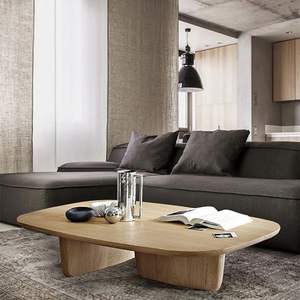 2026 GEDO Salon Détente en Mobilier Bois Moderne, Ensemble Table Basse Peinture Italienne Turri - Product Image 5