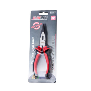 Jumlee Needle Nose Pliers 6 Inch Chrome Vanadium Steel Industrial Grade Electrician Tool - Product Image 5