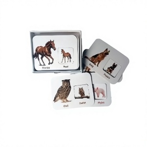 Animals and Their Babies Matching Cards Educational Toy <b>18</b> Piece Visual Discrimination Learning <b>Game</b> for Ages 3+ - Product Image 3