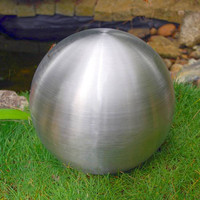 Miroir regardant boule en métal décoration extérieure boule en acier inoxydable