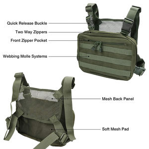 Rig dada taktis Radio <span class=keywords><strong>Molle</strong></span>, rompi pemegang <span class=keywords><strong>Harness</strong></span> dada - Product Image 5