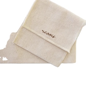 Manufacturer Cotton <b>Envelope</b> Dust Bag 100% Organic Cotton Flap Pouch Eco Jewelry Packaging Storage Bag With Logo Printing - Product Image 1