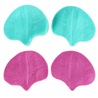 Motif floral estampage rond papillon orchidée pétales quatre pétales feuille forme Clip moule gâteau Fondant Silicone moule