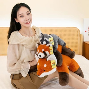Peluche a Forma di Festa, Simpatico Procione in Stile Peluche, Adatto Come Regalo per <span class=keywords><strong>la</strong></span> Casa per Bambini <span class=keywords><strong>e</strong></span> Bambine - Product Image 1