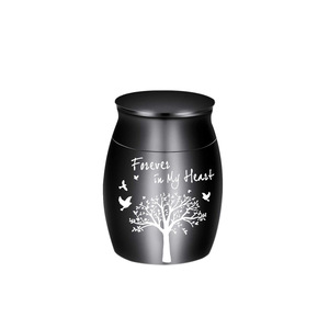 Umico personalisasi aluminium Aloi Modern Multi Warna keselamatan hewan peliharaan guci kremasi anjing kucing abu kenang-kenangan kotak Memorial - Product Image 5