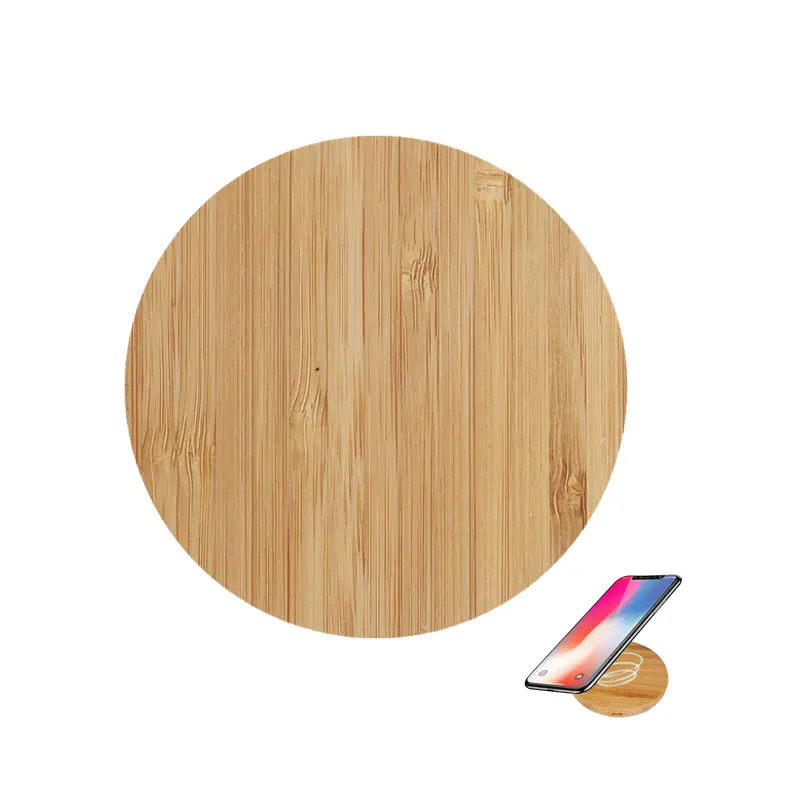 15W Qi Wireless Charger Slim Wood Charging Pad For iPhone 12 11 8 Plus XR Samsung S10 S9 Huawei Xiaomi Phone USB Fast Charging