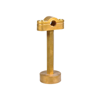 Pince de câble en cuivre de haute qualité bon prix pince de mise à la terre avec système de mesure de pouce de pince de selle en laiton