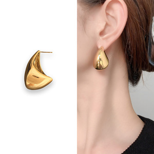 Pendientes colgantes de triángulo geométrico clásico de 18K, pendientes bohemios de moda delicada, joyería, pendientes de gota hipoalergénicos para mujer - Product Image 6