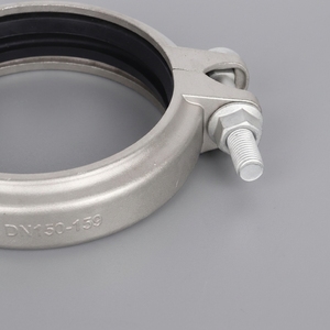 Raccords à sertir à <span class=keywords><strong>double</strong></span> pince en acier inoxydable 304 à <span class=keywords><strong>paroi</strong></span> mince pour conduites de protection incendie - Product Image 1