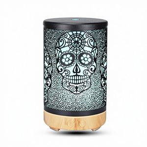Difusor de Aroma con Diseño de Calavera Hueca, 100 ml, Humidificador de Aceites Esenciales con Alimentación USB y Luz LED, para Uso Doméstico y Comercial - Product Image 5