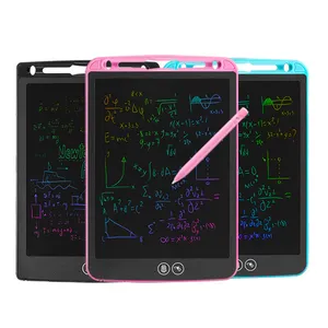 12 inç renkli ekran LCD yazma tableti çizim kurulu dijital Graffiti el yazısı Memo Pad elektronik yazar