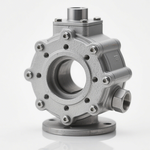 Boîtier de boîte de vitesses de moteur personnalisé | Aluminium/fonte usiné CNC | ISO 9001 | pour les services d'usinage de machines industrielles - Product Image 1