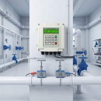 Débitmètre ultrasonique à pince pour eau refroidie KFBST, précision +/-1%, sortie RS485, OEM