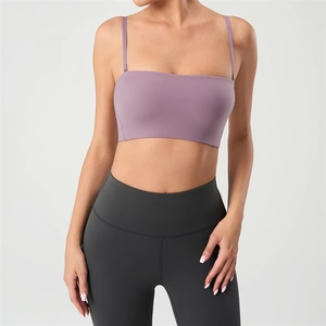 Sujetador Deportivo Personalizado de Moda, Sujetador Deportivo para Mujer, a Prueba de Impactos, con <span class=keywords><strong>Tirantes</strong></span> Ajustables para Yoga y Fitness - Product Image 5