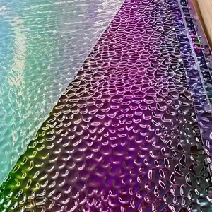 Plaque décorative <span class=keywords><strong>en</strong></span> <span class=keywords><strong>acier</strong></span> <span class=keywords><strong>inoxydable</strong></span> 304 316 effet vague d'eau, poli miroir, couleur personnalisée pour la décoration murale intérieure - Product Image 5