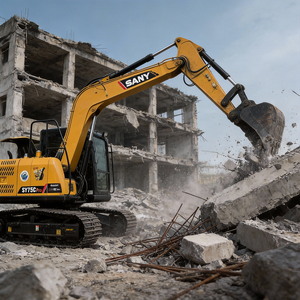 Escavatore Sany SY215C, Trattore Pesante, Configurazione 6x4, Conforme agli Standard di Emissione Nazionali V, Disponibile in Magazzino - Product Image 1