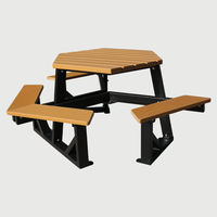 Table de pique-nique en bois pour le jardin et le camping