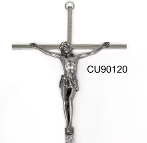 Vente en gros d'acier de luxe en alliage de zinc polyvalent métal artisanat bronze antique cuivre fournitures de prière croix crucifix - Product Image 4