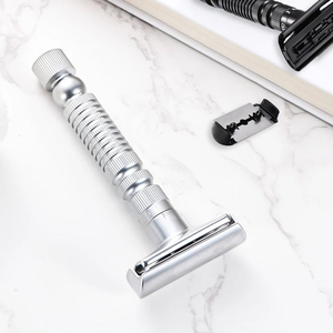 Rasoir Spolo 206 Glide <span class=keywords><strong>Pro</strong></span> 6 réglable pour homme, soin de la barbe, rasoir classique à lame unique <span class=keywords><strong>360</strong></span> avec boîte de voyage portable - Product Image 5
