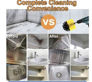 Furniture <b>Scrub</b> <b>Brush</b> Set Cleaning Shower Scrubber Durable Acrylic Bristles Grout Home Furniture - Product Image 5