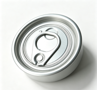 202 #   Couvercle de boîte en aluminium de 52 mm de qualité alimentaire, anti-déversement, à ouverture complète, facile à ouvrir, pour canettes de boissons aux fruits en PET