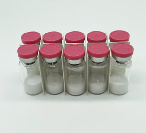 Frasco de vidrio para envasado de polvo liofilizado 3mg 5mg 10mg Caja con tapa rosa - Product Image 4