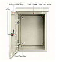 Armoire de commande en acier inoxydable 304 personnalisée avec indice de protection IP67, design multi-compartiments autoportant
