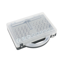 Jeu de tournevis à cliquet multifonctionnel 40-en-1 pour la maison, en acier S2 haute dureté, clé polyvalente, outils multi-usages transfrontaliers