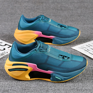 Chaussures de course pour hommes Jueying, légères, amortissantes, avec plaque en fibre de carbone, à enfiler, pour usage quotidien, à talon bas, chaussures de sport - Product Image 3