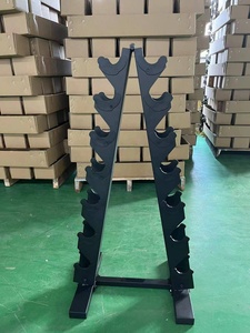 Support d'haltères A-Frame, support de poids 3 5 6 <span class=keywords><strong>7</strong></span> niveaux Organisateur de stockage de poids à plusieurs niveaux pour haltères Capacité de poids 300 <span class=keywords><strong>kg</strong></span> - Product Image 3