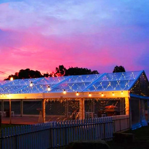 Tente de réception pour cérémonie d'ouverture, tente événementielle personnalisée, <span class=keywords><strong>grande</strong></span> tente en alliage d'aluminium imperméable avec doublure de plafond décorative - Product Image 4