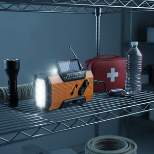Panneau solaire haute efficacité, Power Bank à manivelle, faible MOQ, expédition rapide, <span class=keywords><strong>radio</strong></span> d'urgence solaire à manivelle pour le camping en forêt - Product Image 6