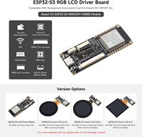 Aismartlink WAVESHARE ESP32-S3 RGB LCD Driver Board Development Board Dilengkapi Prosesor Dual-Core LX7 32-Bit 240MHz 8MB PSRAM