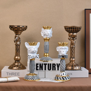 Artesanía Nórdica Abstracta de Animales, Decoraciones Modernas Minimalistas de Resina para el Hogar, Sala de Estar, Vinoteca, <span class=keywords><strong>Comedor</strong></span> - Product Image 4