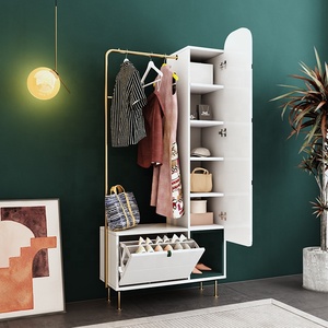 Luxury Living Room Furniture Convertible Mirrored <strong>Coat</strong> <strong>Rack</strong> Design Modern <strong>Storage</strong> Display <strong>Shoe</strong> <strong>Racks</strong> - Product Image 1