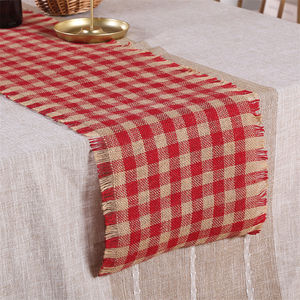 Camino de Mesa Rústico de Yute Natural al por Mayor, Rollo de Arpillera Boho, Mantel de Yute Personalizado para Hogar y Jardín - Product Image 2