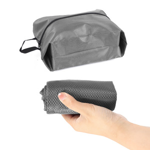 Paquete de 2 bolsas de viaje extra grandes de nailon impermeables para zapatos con cierre de cremallera, portátiles, modernas, prácticas, unisex - Product Image 3