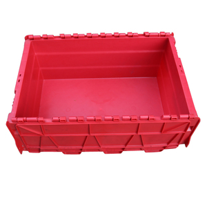 Qs toàn bộ bán tùy chỉnh nhựa nestable container kèm theo nắp nhựa lưu trữ Thùng với bánh xe - Product Image 3