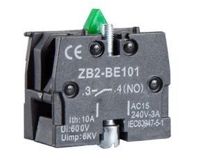 Contact <span class=keywords><strong>auxiliaire</strong></span> <span class=keywords><strong>de</strong></span> base pour interrupteur à bouton en plastique ZBE-102C ZBE-101C 10A 1NO XB2, accessoire IP65 125V-380V pour usage domestique, durée <span class=keywords><strong>de</strong></span> <span class=keywords><strong>vie</strong></span> 30000 cycles - Product Image 3