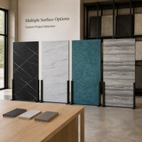 Panel Dinding SPC Tahan Api B1 Tekstur Kaya Ramah Lingkungan Tahan Air untuk Pelapis Dinding Interior Modern Kamar Mandi Rumah Sakit Sekolah Ruang Makan