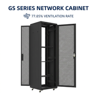 Armoire serveur professionnelle Otrans 19 pouces, montage en rack standard, acier laminé à froid SPCC, boîtier de données, panneaux latéraux amovibles, en stock