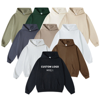 Toptan Kışlık Örme Ağır Kalın 420gsm Erkek Kapüşonlu Sweatshirt %100 Pamuk Özel Logo Sokak Giyim Yüksek Kalite
