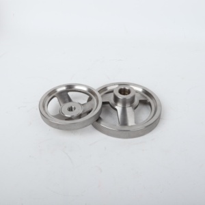 Aangepaste Duurzame Ronde Handmatige Bediening Roestvrij Staal Handwiel Voor Vlinderklep Lichaam - Product Image 1
